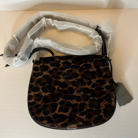 BRAND NEW ALL SAINTS CAPTAIN CROSSBODY BAG PRINTED DOUBLE SIDED - Picture 1 of 8